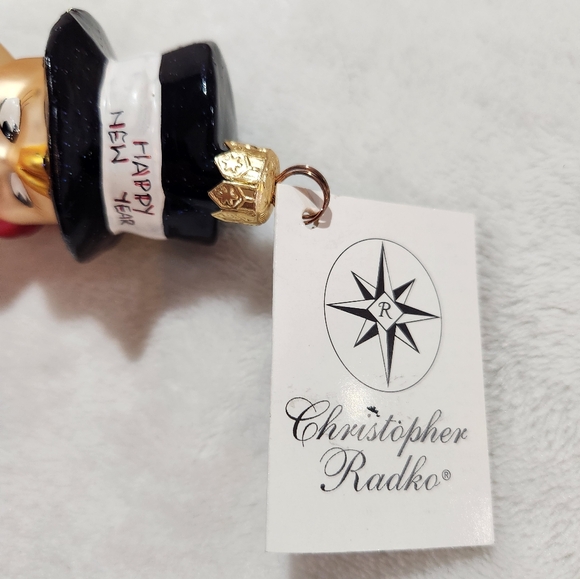 Christopher Radko NWT Millennium Munckin Glass Ornament - Picture 3 of 8